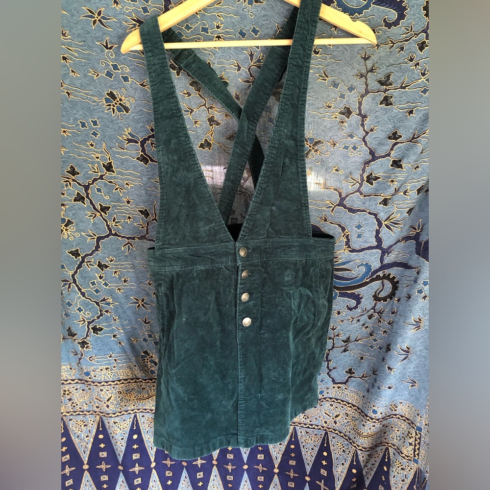 Corduroy overall dress